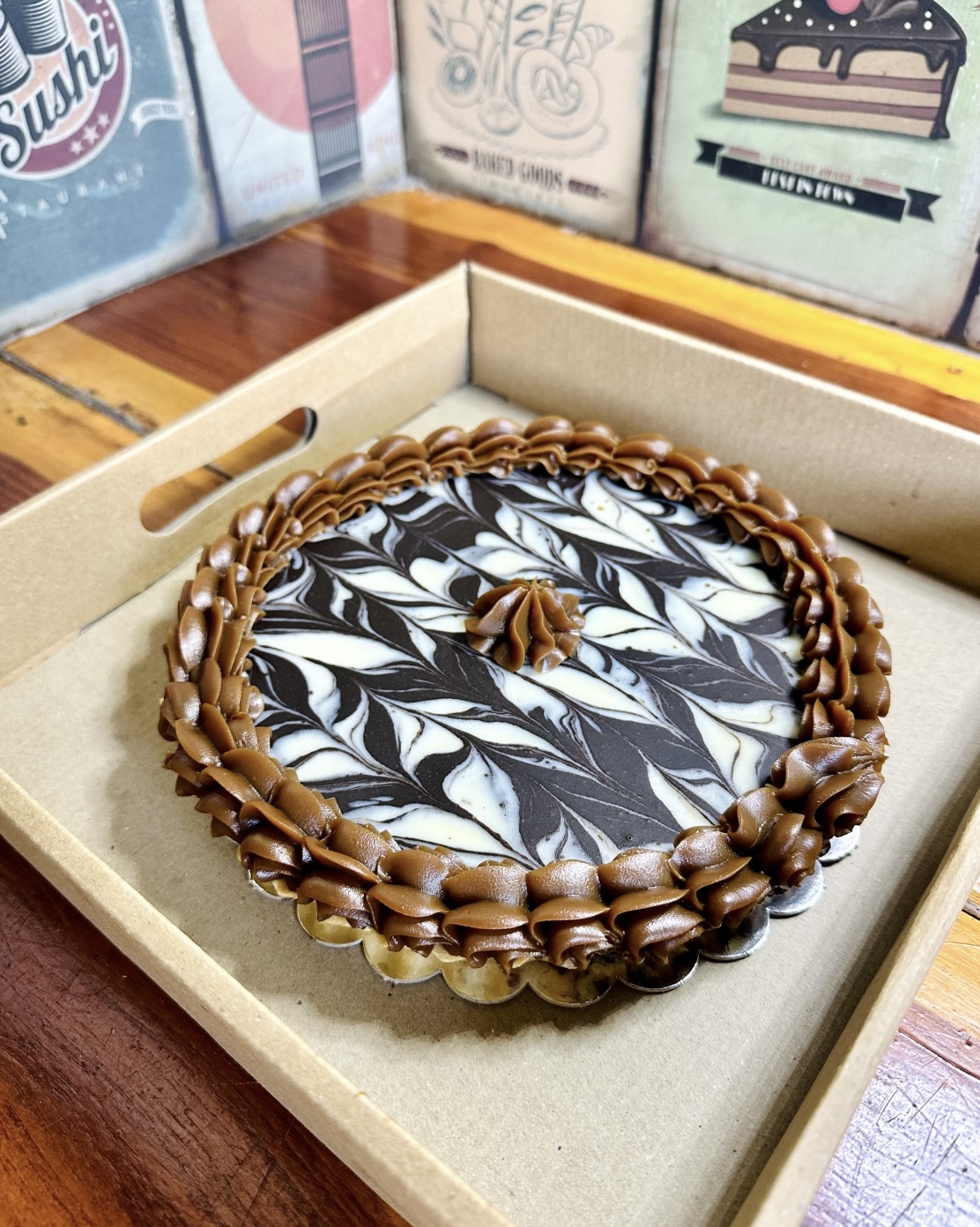 Tarta de tofi artesanal